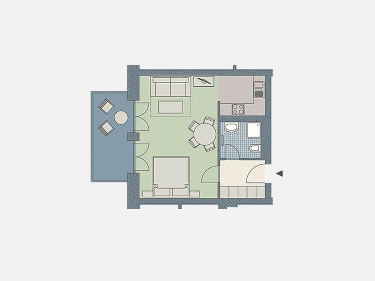 Kaiservillen Heringsdorf - 1-Raum-Appartement mit Balkon D113 Exterior foto